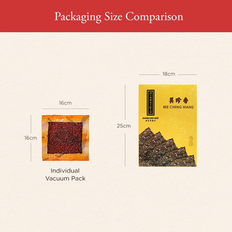 Sliced Beef 480g | Bee Cheng Hiang | Asia's Famous Bakkwa